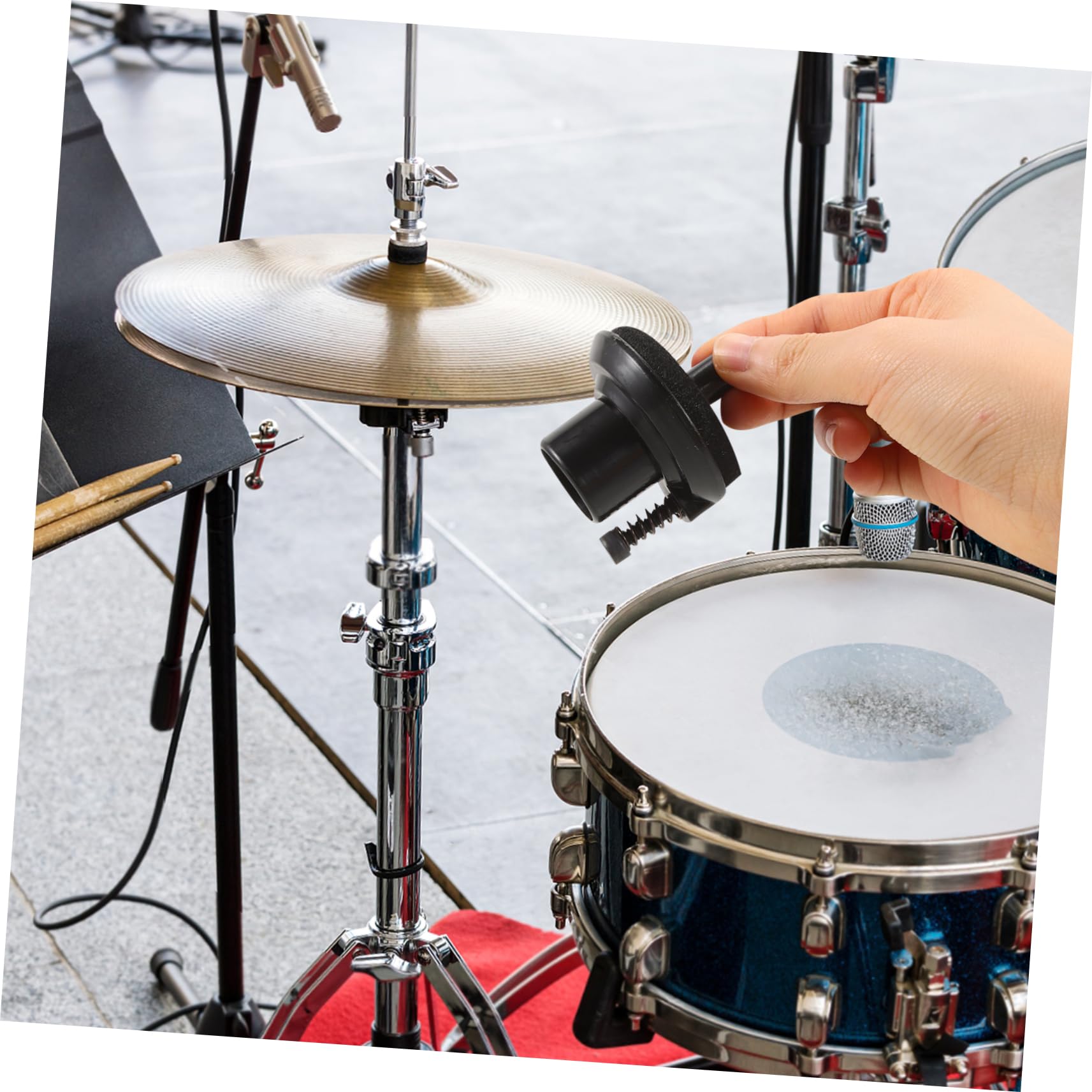 Totority Replacement Jazz Drum Cymbal Clutch Pad Felt Material Drum Hardware for Cymbal Stand