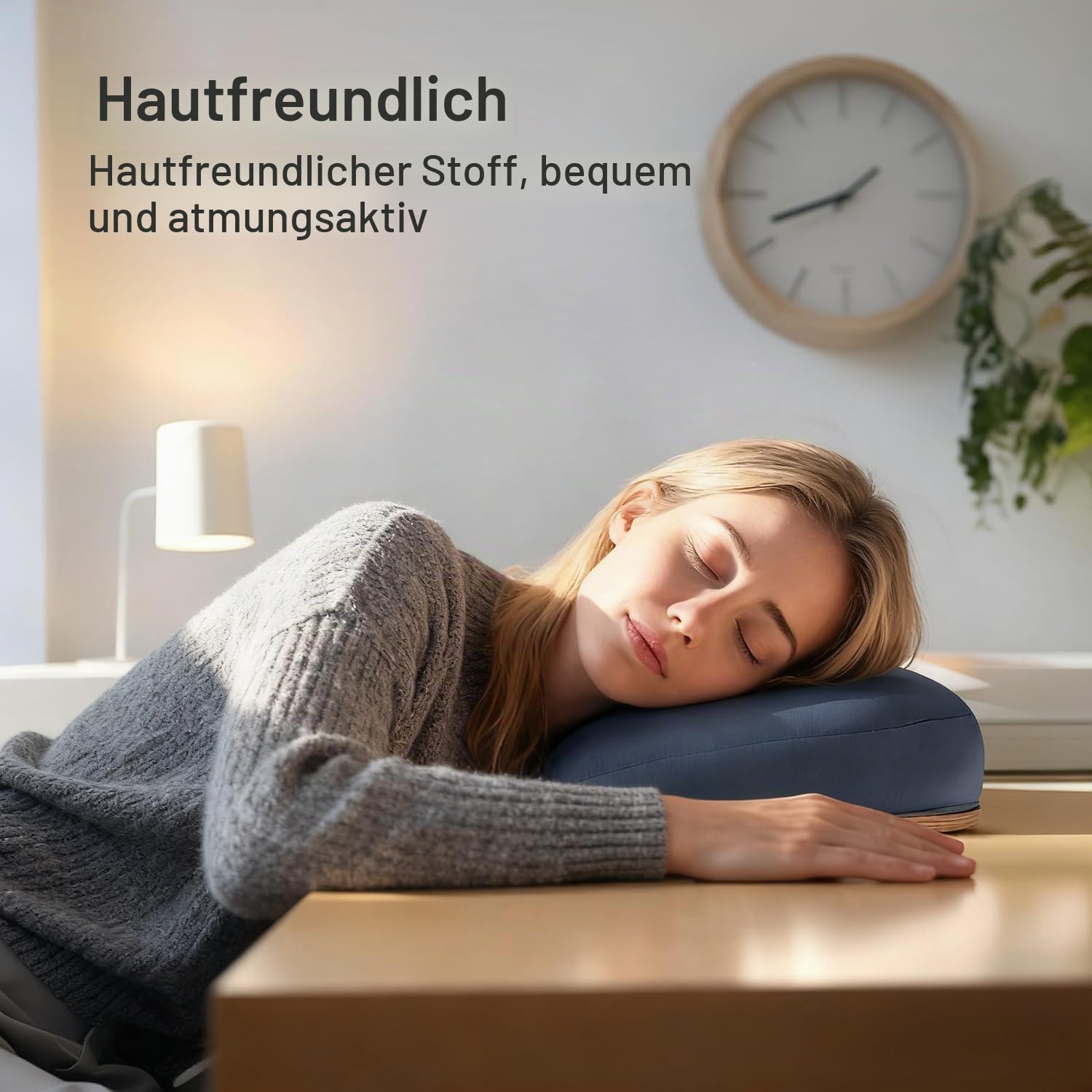 Buchständer für freihändiges Lesen, Lap Beanbag bequemer Lese Buchhalter, kissenhalterideal für Buchliebhaber im Studentenwohnheim, Leseständer (Grau)