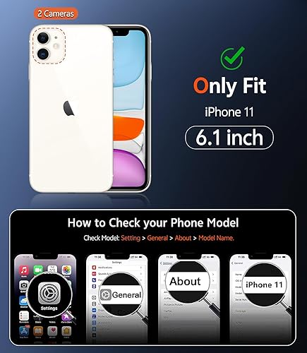 Miniatura 825 de Fntcase Funda para iPhone 15 Plus y 14 Plus de 6.7 pulgadas, magnética, a prueba de golpes de grado militar, antiamarilleo, delgada, protectora