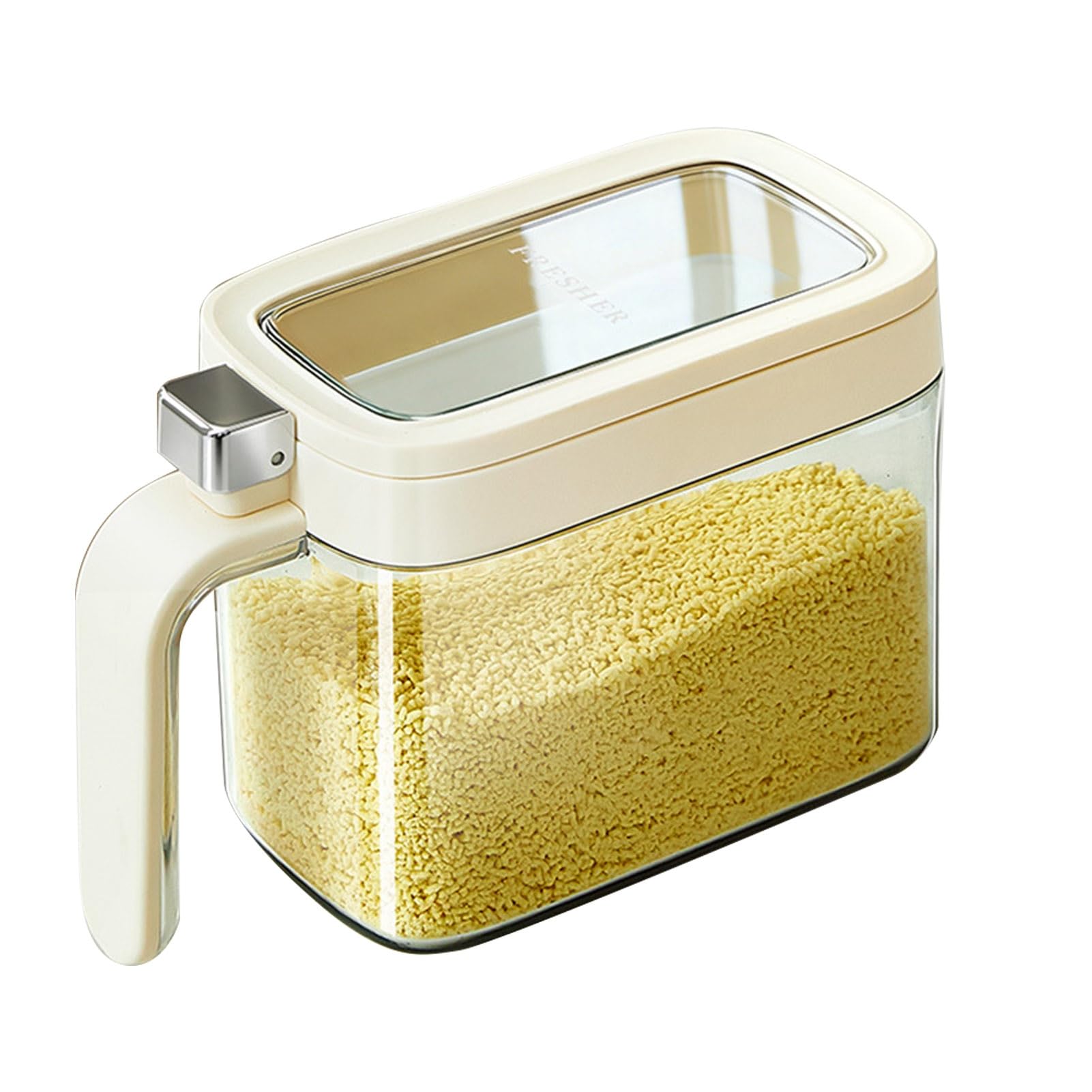 Spice Jars for Kitchen, Clear Seasoning Containers with Lid And Spoon, Airtight Salt Sugar Storage Bottle, Multipurpose