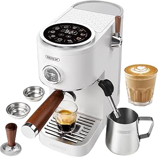 HIBREW H13 Dual Thermoblock Espresso Machine for Home Baristas