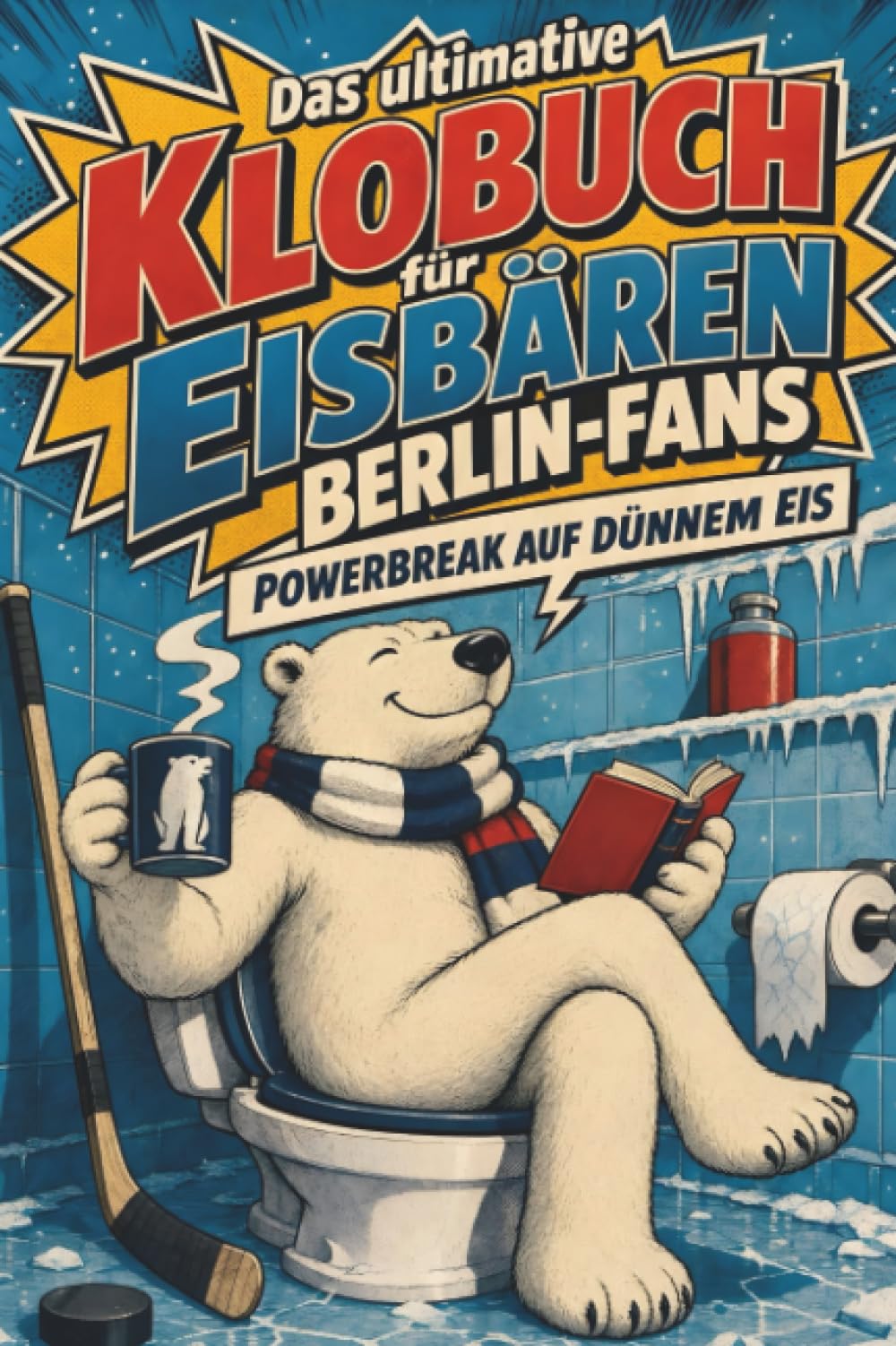 Das ultimative Klobuch für Eisbären Berlin-Fans: Powerbreak auf dünnem Eis. Lustiges Geschenk mit Lifehacks, Fun Facts und Geschichten