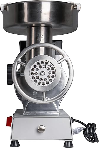 Miniatura 2 de Carne! 1 picadora de carne HP con 3 tubos de relleno, 2 placas de molienda de acero inoxidable y una placa de relleno de acero inoxidable para hacer