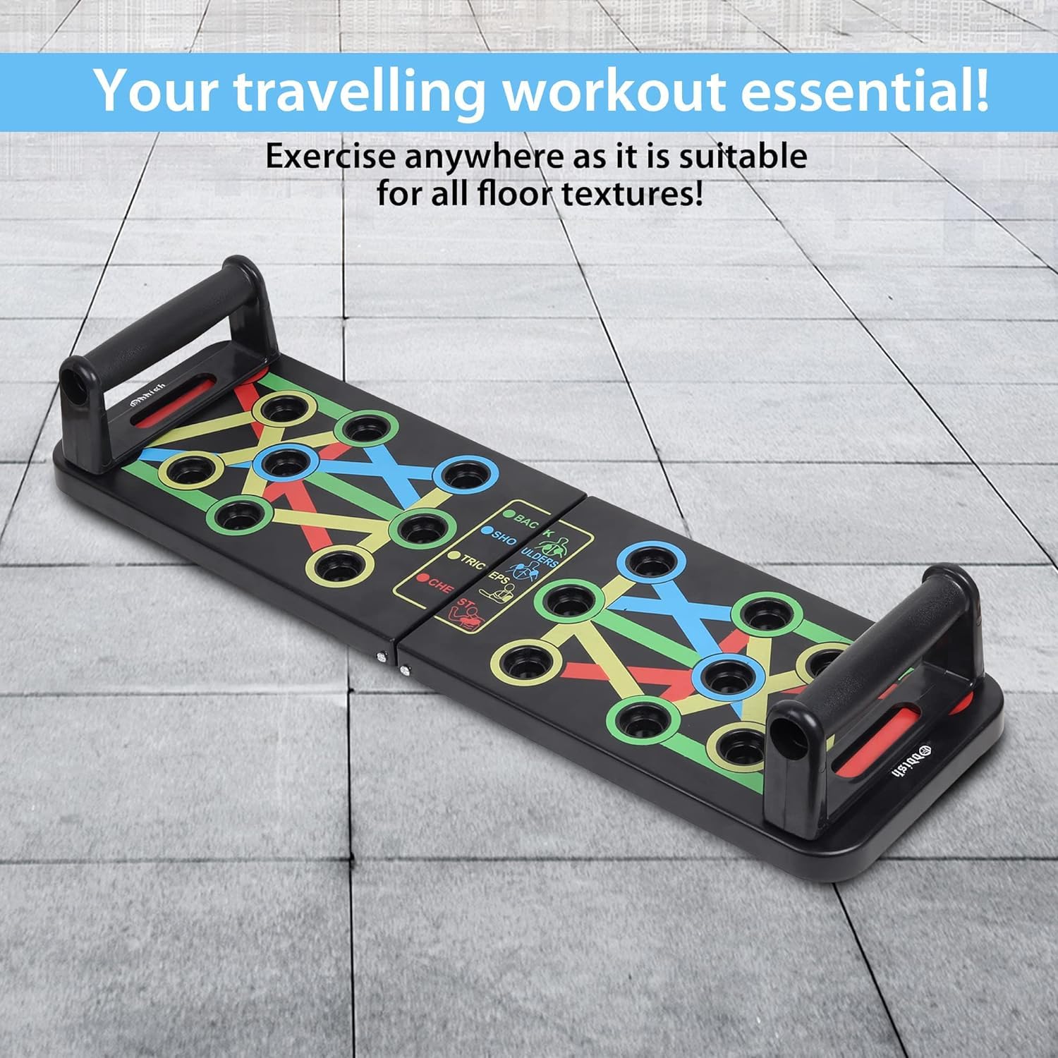 Buy ODDISH; way to fitness Foldable Push Up Board gym equipment 