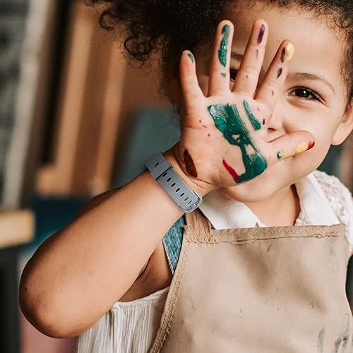 Miniatura 6 de Paquete de 3 correas de silicona Ace 3 compatibles con Fitbit Ace 3 para niños y niñas suave agradable al tacto impermeable ajustable accesorios