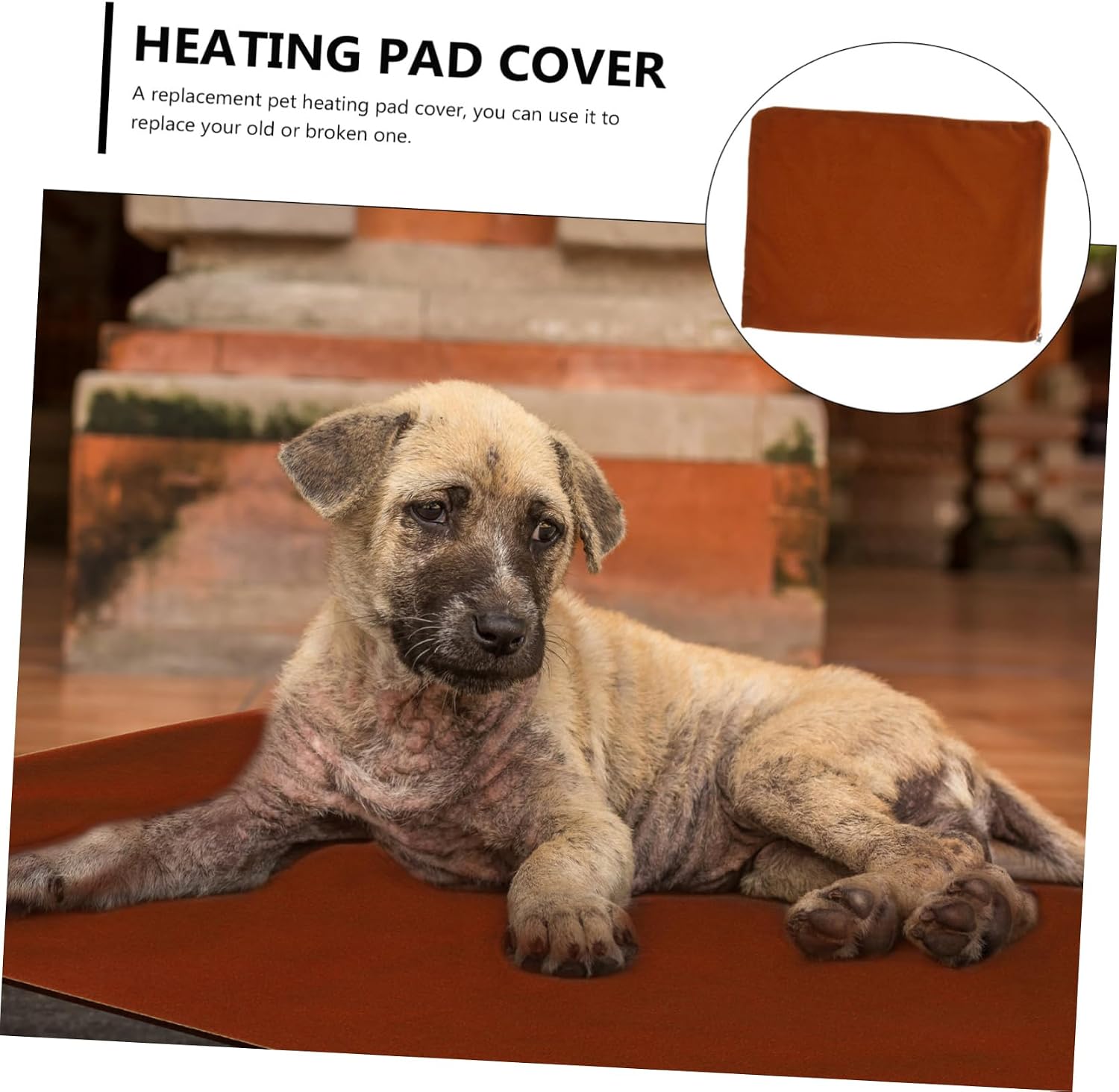 Kisangel Pet Cat Electric Heating Mat Cover Replacement Blanket for Cats Kittens and Pets Warm Comfort Protector for Winter Napping and Lounging