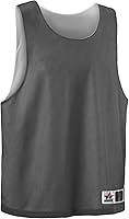 Alleson Athletic Youth Lacrosse Reversible Pinnie Tank - Moisture-Wicking Mesh Jersey for Practices & Games