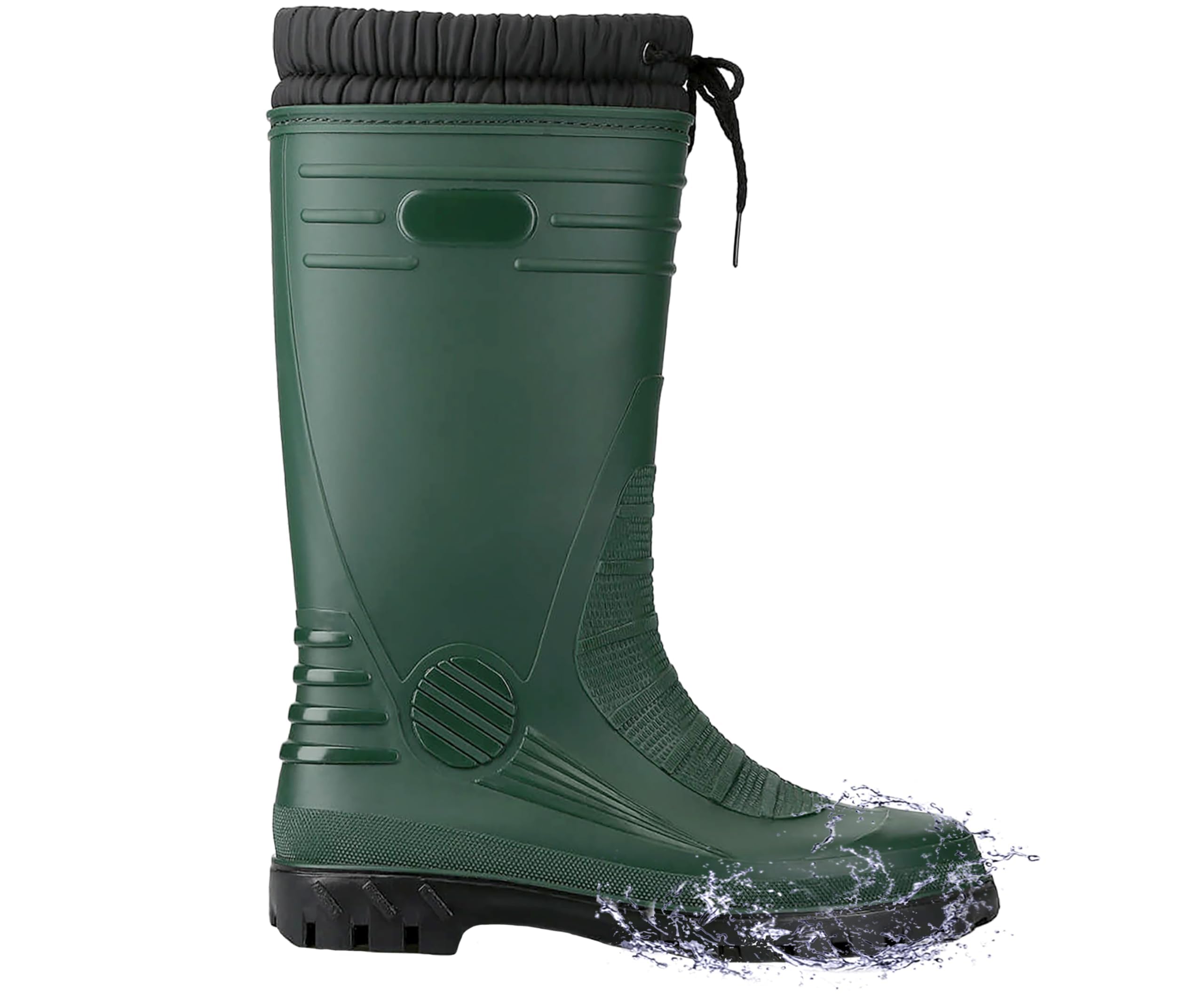 Generico G&G Husky Stivali in PVC con Fodera in Lana Sintetica, Sottopiede Termico, da Lavoro per Pescivendoli, Made in Italy