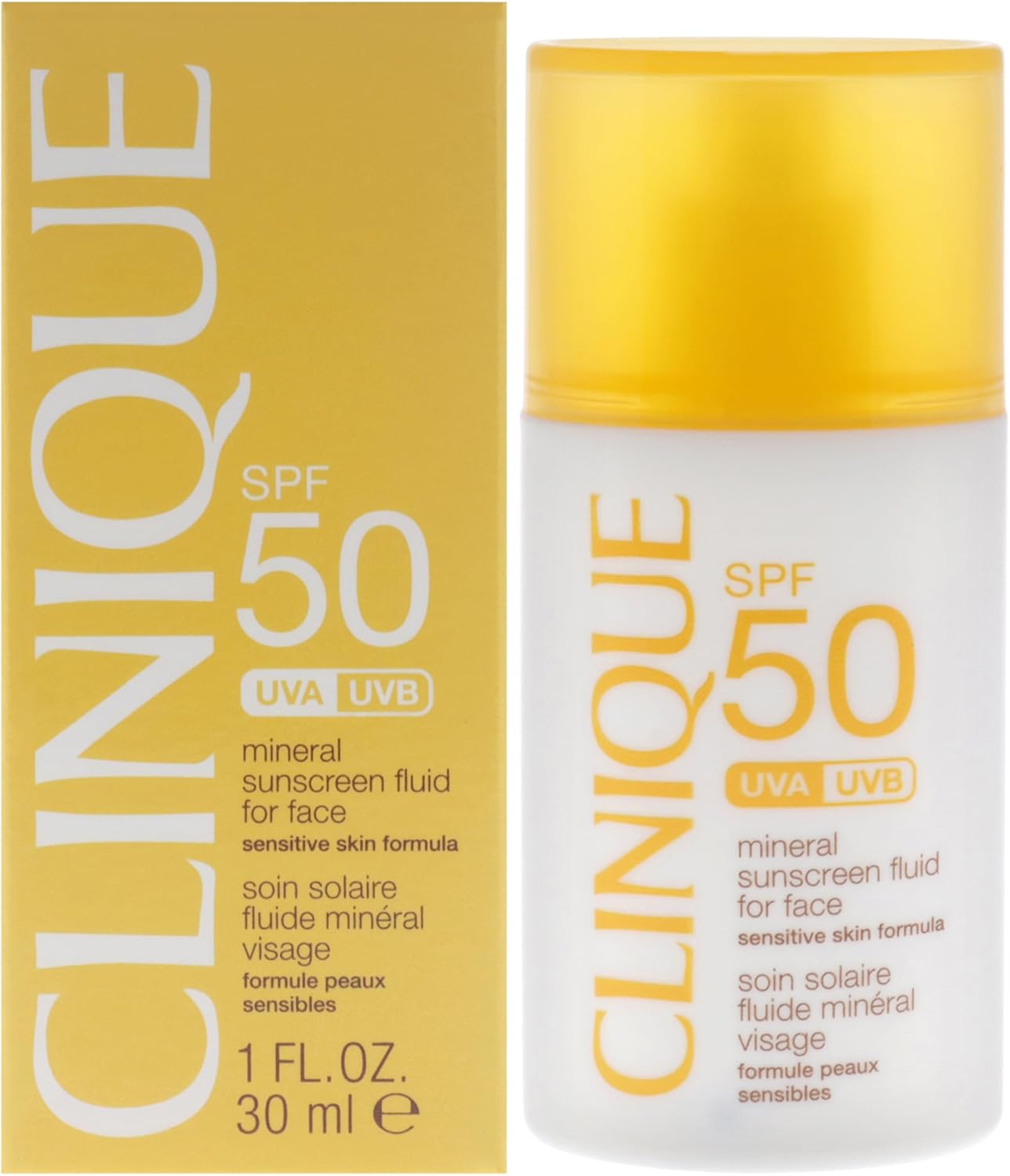 Clinique gezichtscrème – Face Mineral Liquid SPF 50, per stuk verpakt, 30 ml Clinique gezichtscrème – Face Mineral Liquid SPF 50, per stuk verpakt, 30 ml
