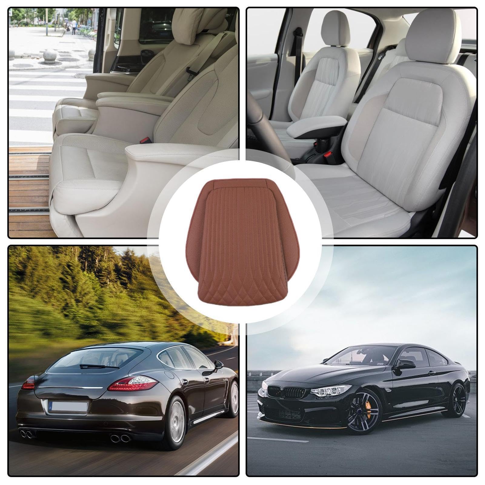 Cuscino per sedile auto, antiscivolo, per berline, SUV, camper, accessori per veicoli per spostamenti quotidiani, viaggi su strada, guida urbana e ingorghi stradali