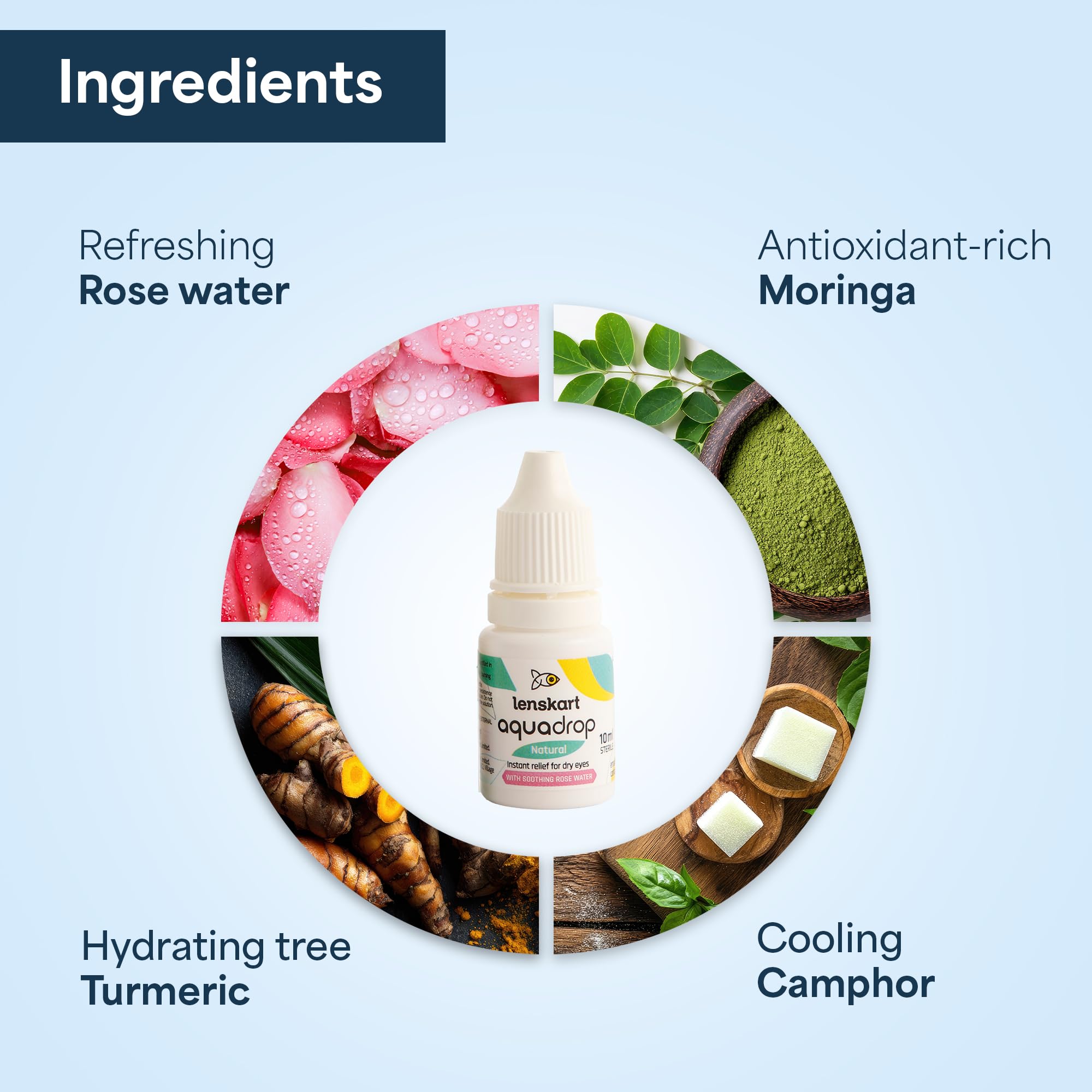 Aquadrop Natural Eye Drops | Relief from Dry & Irritated Eyes | For Screen Strain & Pollution | 10ml — Amazon image 5