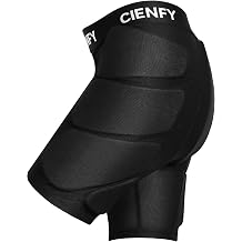 Cienfy Protective Padded Shorts EVA Tailbone Pad for Snowboarding, Skating and Skiing, 3D Hip Protection Impact Gear for Hip, Butt and Tailbone