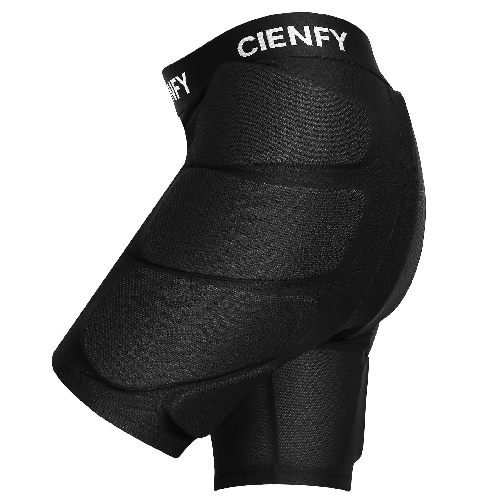 Cienfy Short de Protection rembourré en EVA pour Le Snowboard, Le Patinage et Le Ski, Protection des Hanches 3D pour Hanches, Fesses et Coccyx