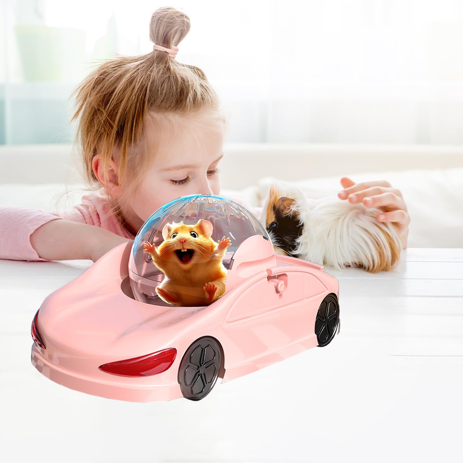 Hamster Roller Ball Toy Car, Fun Pet Transparent Ball