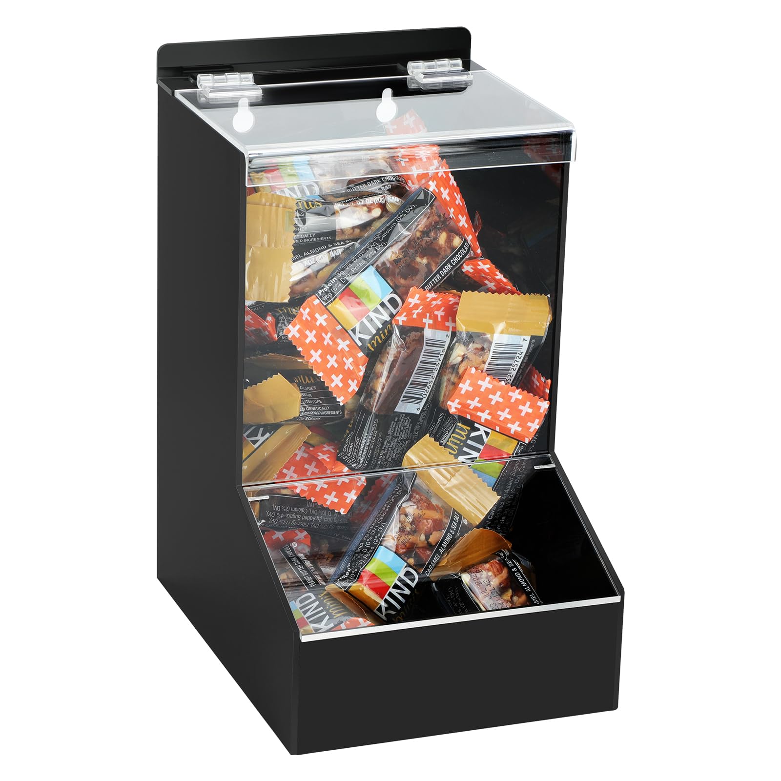 Candy Dispenser Countertop with Lids,Acrylic Laundry Pods Dispenser,Wall Mounted Storage Dispenser for Laundry Room Pantry Office Store