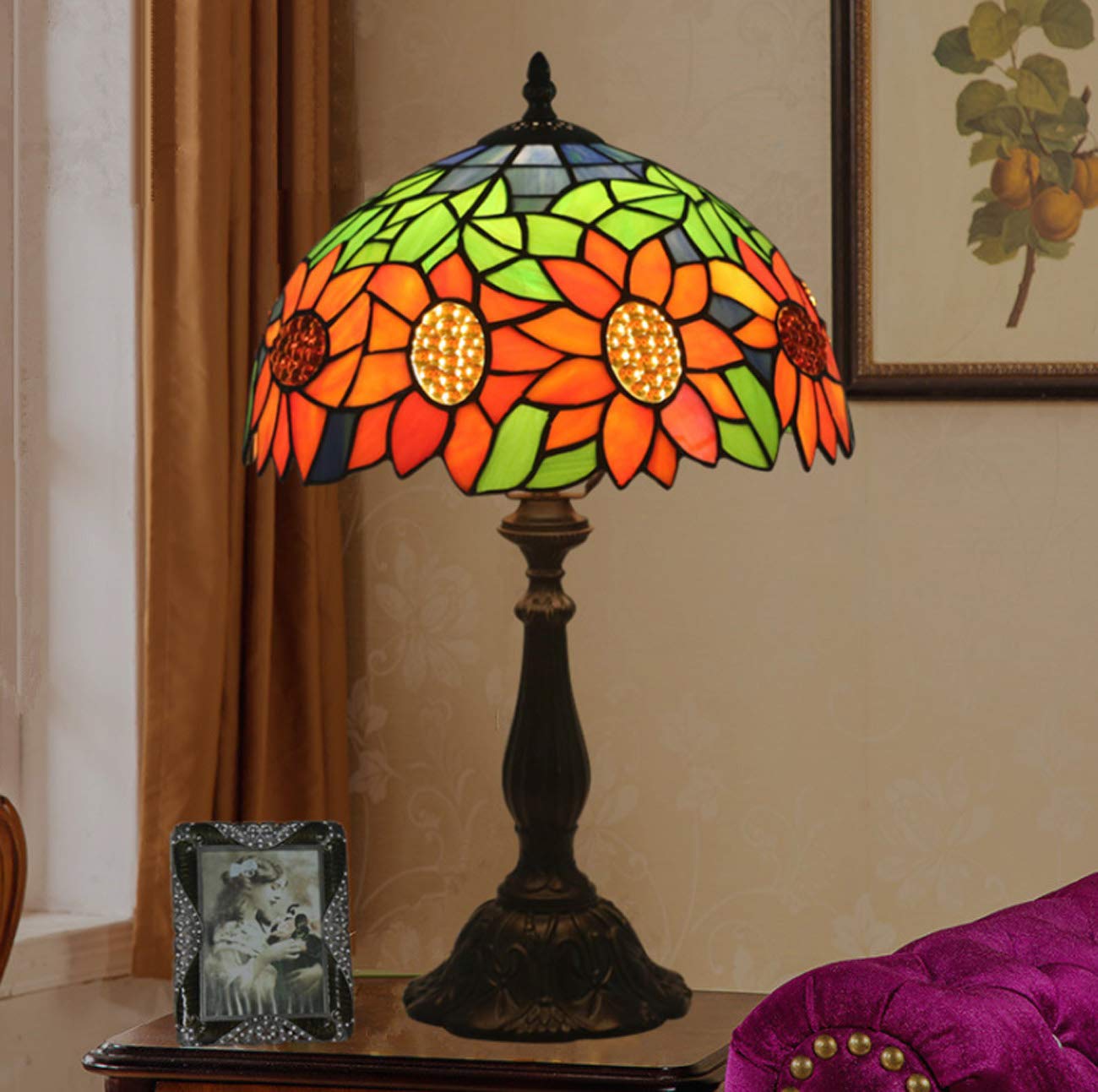 灯台 ステンドグラス 灯台型ランプ ナイトライト 常夜灯 小夜灯 ベッドサイド灯 819WEPtTVRS._AC_UL210_SR210,