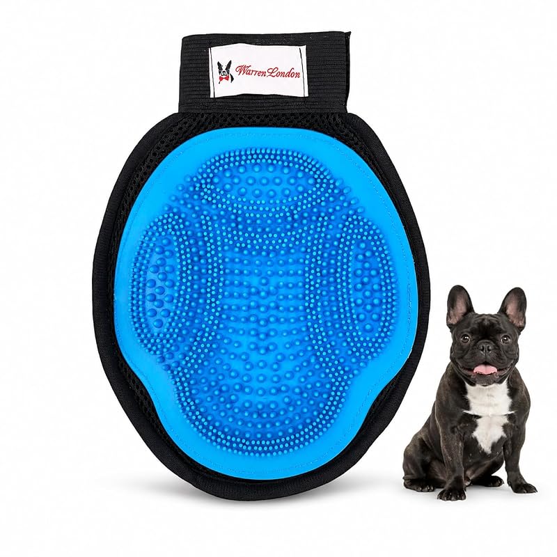 Luva de tosa reversível 2 em 1 de silicone para cães e gatos Warren London, 1 unidade
