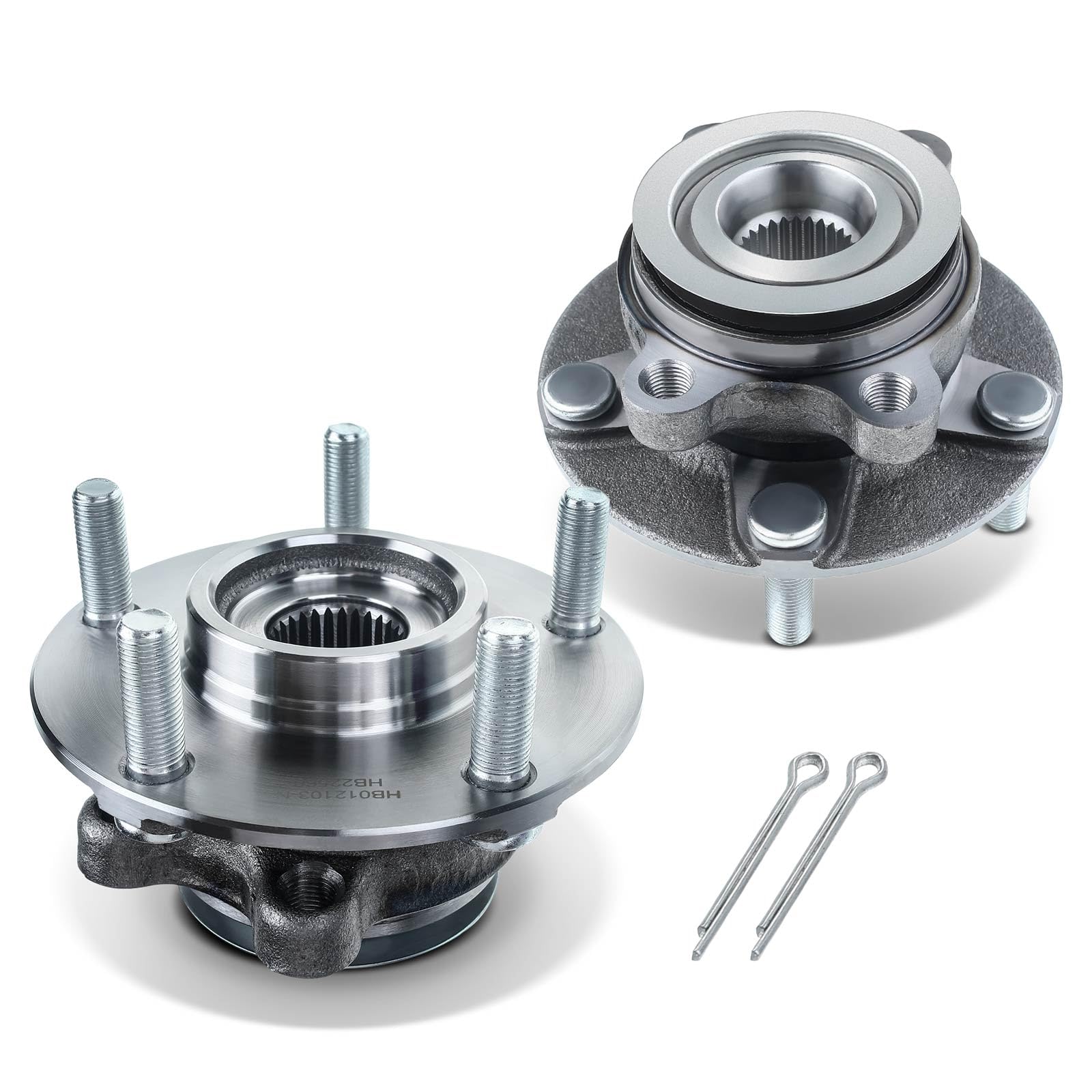 Frankberg 2x Kits de roulements de roue Essieu Avant Compatibles avec Juke F15 1.5L-1.6L SUV 2010-2021 X-Trail T31 2.0L 2.5L SUV 2007-2013 KolE.O.S I HY 2.0L 2.5L SUV 2008-2021 Remplacer# 402022560R