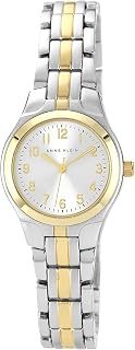 Anne Klein Women's Two-Tone Bracelet Watch - Elegant 26mm Metal Case, Quartz Movement, Adjustable Link Band
