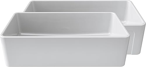 LaToscana LTW3619W Fregadero de arcilla refractaria de 36 pulgadas
