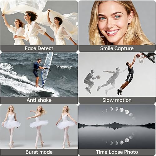 Miniatura 7 de Videocámara Full HD 1080P 30FPS 36MP IR visión nocturna Cámara para grabar videos para YouTube, LCD de 3.0 Pulgadas con rotación de 270 Grados Zoom