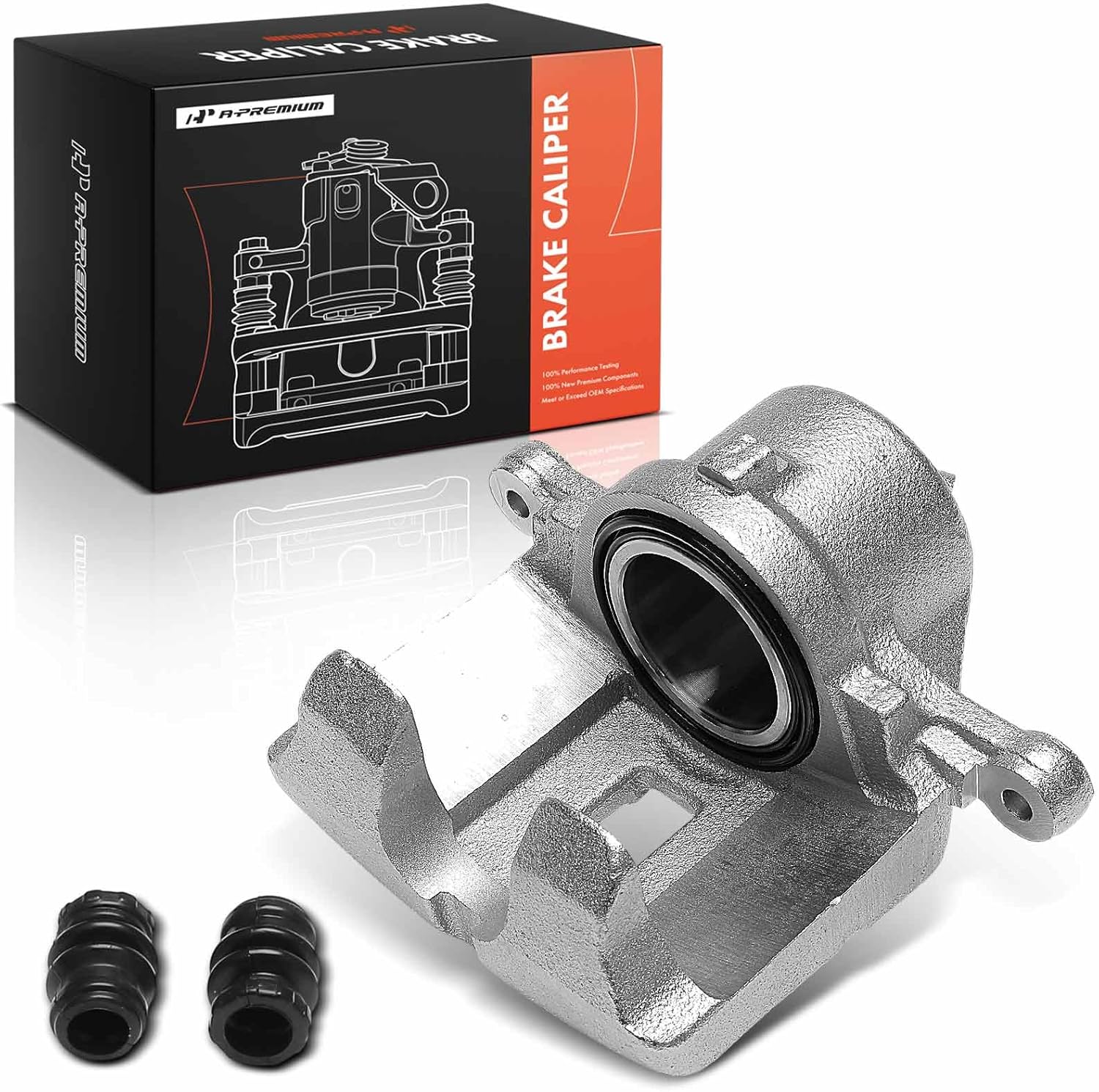 A-Premium Disc Brake Caliper Assembly Without Bracket Compatible with Select Volvo Models - 740 1991-1992, 940 1991-1995, 960 1992-1997, 780 1991, S90 V90 1997-1998 - Front Left Driver Side