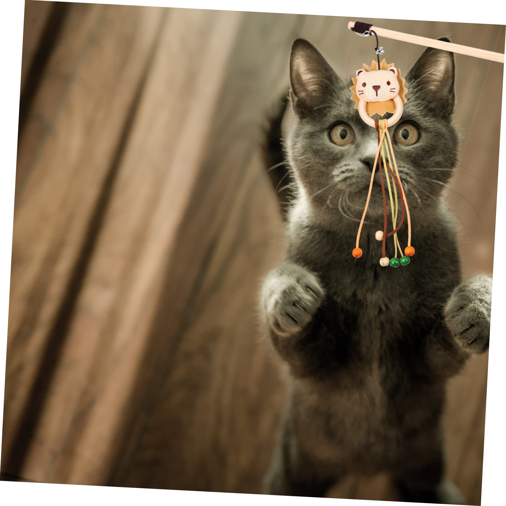 Supvox 10stücke Katzenangel Spielzeug Mit Interaktive Teaser-stäbe Für Katzen Und Kätzchen Indoor-katzenspielzeug Aktivität Und Spielspaß