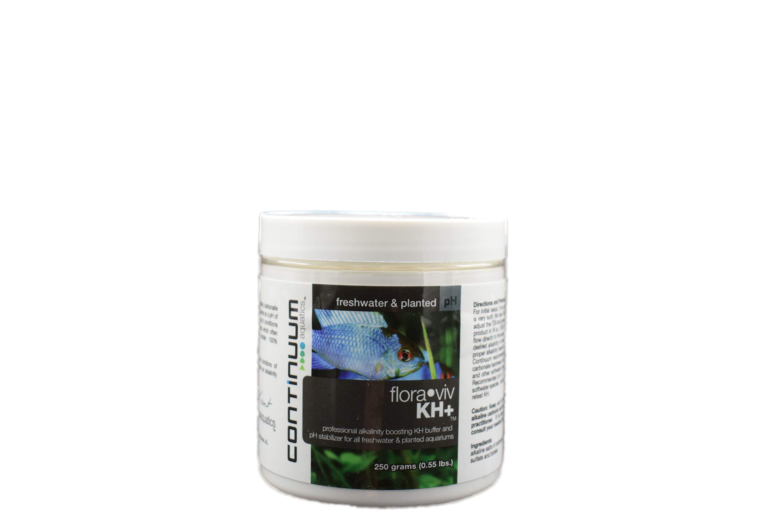 Continuum Flora Viv Kh+ Professional Alkalinity Boosting KH & pH stabilizer for All Freshwater & Planted Aquariums 250g - QKHP250 (B01C5L5JZW) Amazon Price History, Amazon Price Tracker