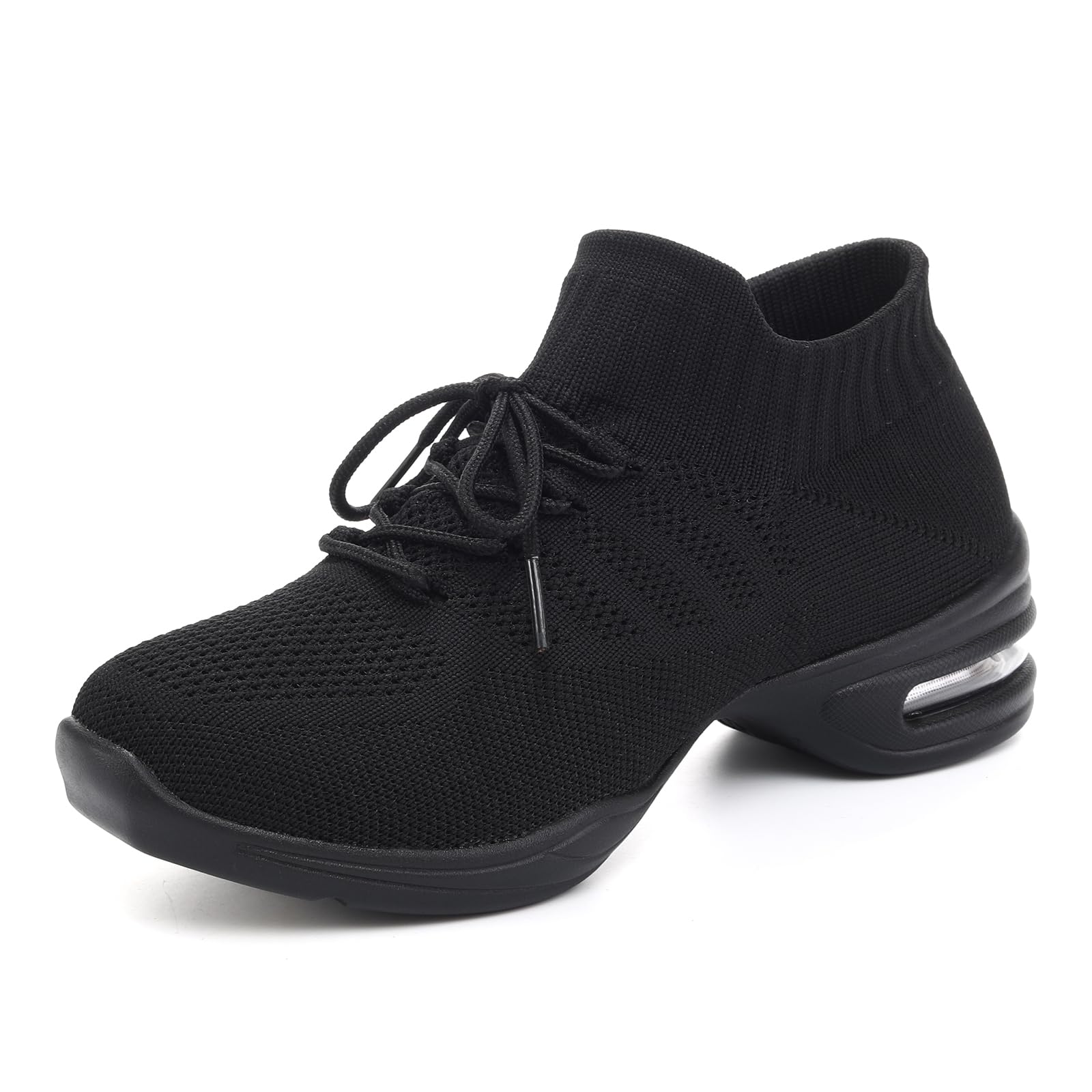 Zapatillas de baile deportivas para mujer, zapatillas de entrenamiento, caminar, bailar, hip-hop, jazz transpirables, ligeras