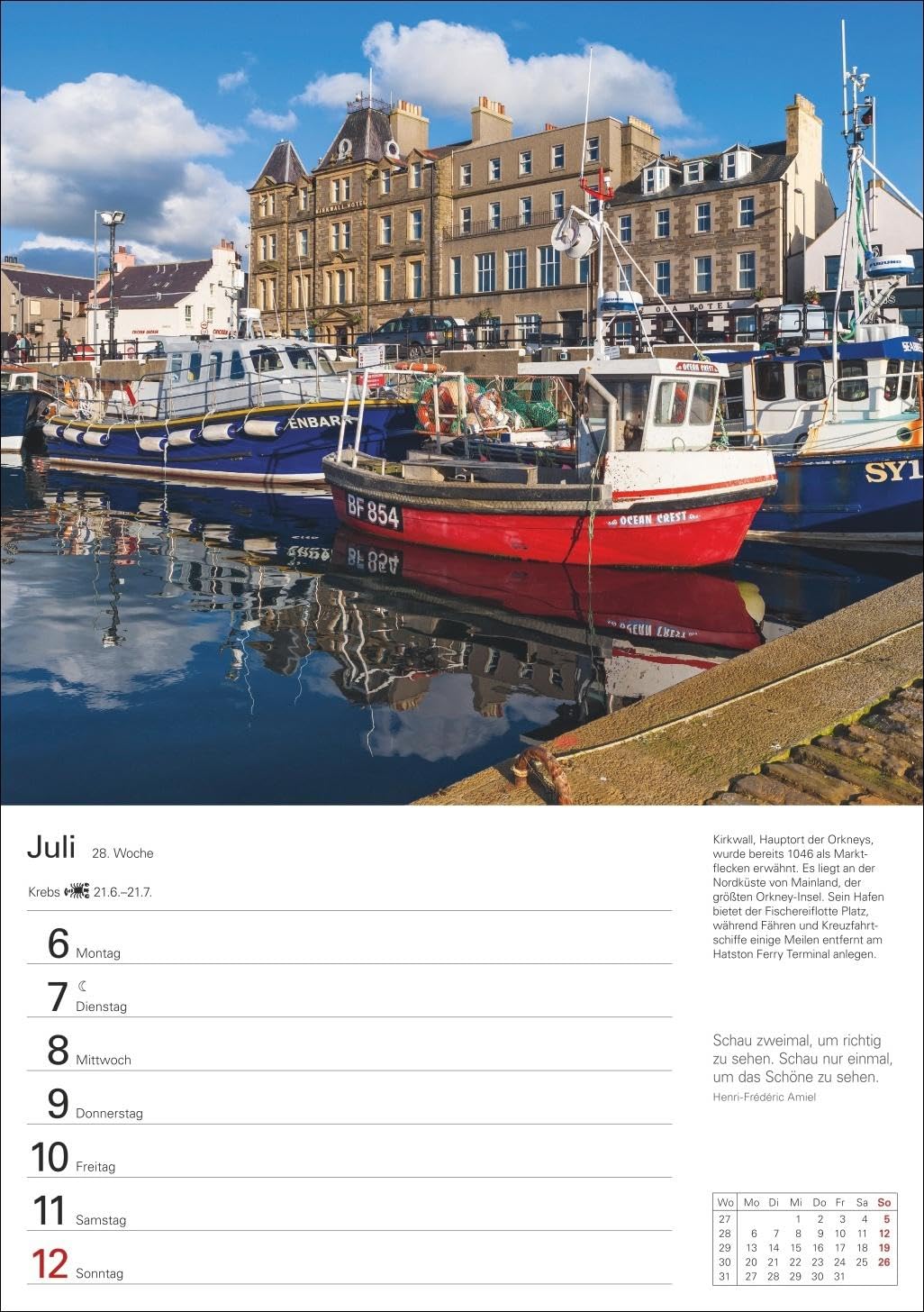Schottland Wochenplaner 2026 - Eine Reise in 53 Bildern: Schön und praktisch: Terminkalender mit tollen Fotos von Schottland, Wochenkalendarium und Zitaten. Dekorativer Kalender für Organisatorisches