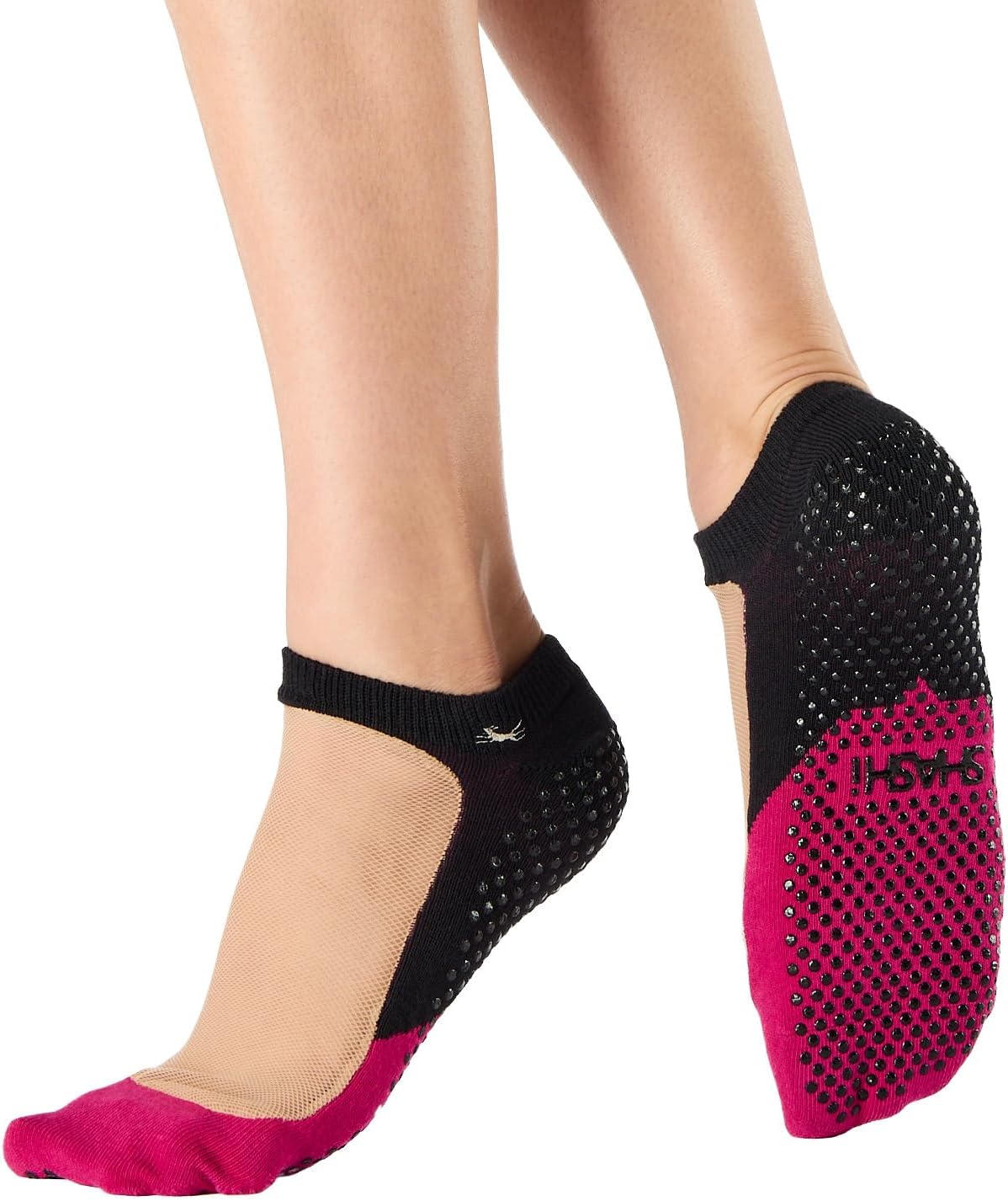 Mesh Socks for Women – Stylish, Full-Coverage Non Slip Socks for Barre, Yoga and More