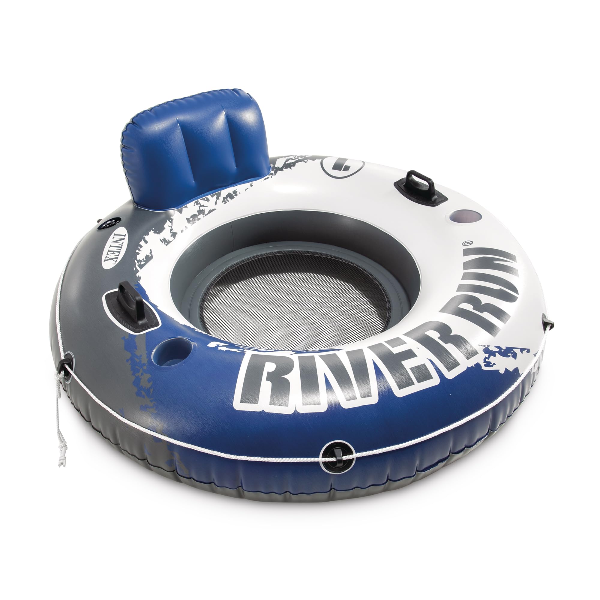 Intex River Run floating tube with backrest and cup holders