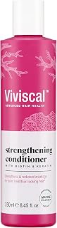 Viviscal Hair Thickening Conditioner, Moisturizing Formula Conditions & Strengthens, Biotin & Keratin, Marine Collagen & Seaweed Extract, Hydrating, Healthier Looking Hair, 250ml (8.45 Fl. Oz.)