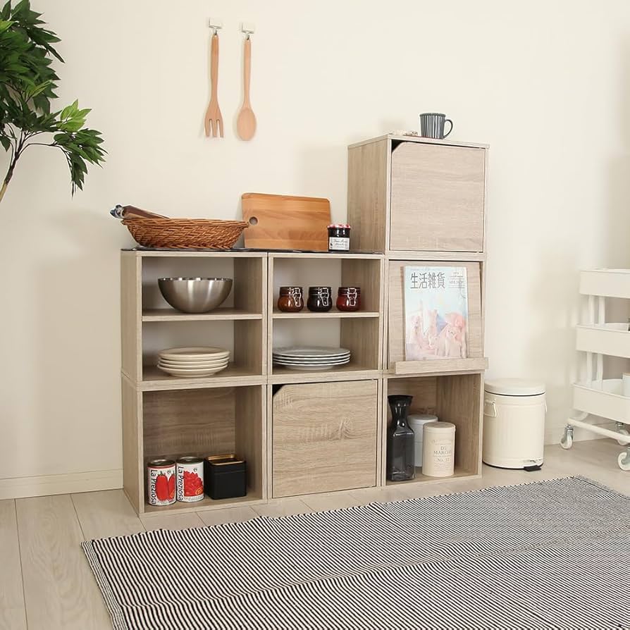 Amazon｜【JAJAN】木製 キューブボックス ユニットラック [cubrick