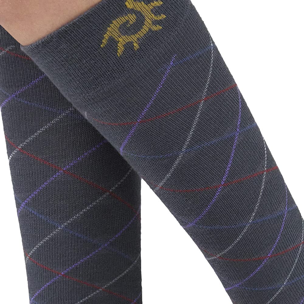 SOLIDEA Unisex Gambalety Skarpety For You Merinos Rumba Kompresja Stopniowa 18/24 mmHg, Szary, Large