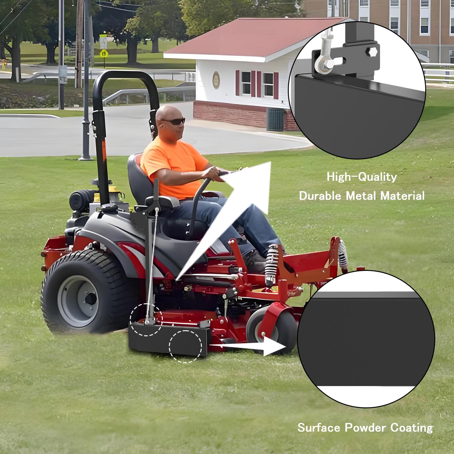 Amazon.com : Zelvoro Grass Flap Chute Blocker, Heavy Lawn Mower