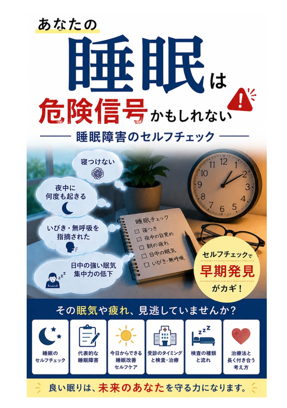 あなたの睡眠は危険信号かもしれない：睡眠障害のセルフチェック: 夜中に何度も起きる (令和社会を読み解く)