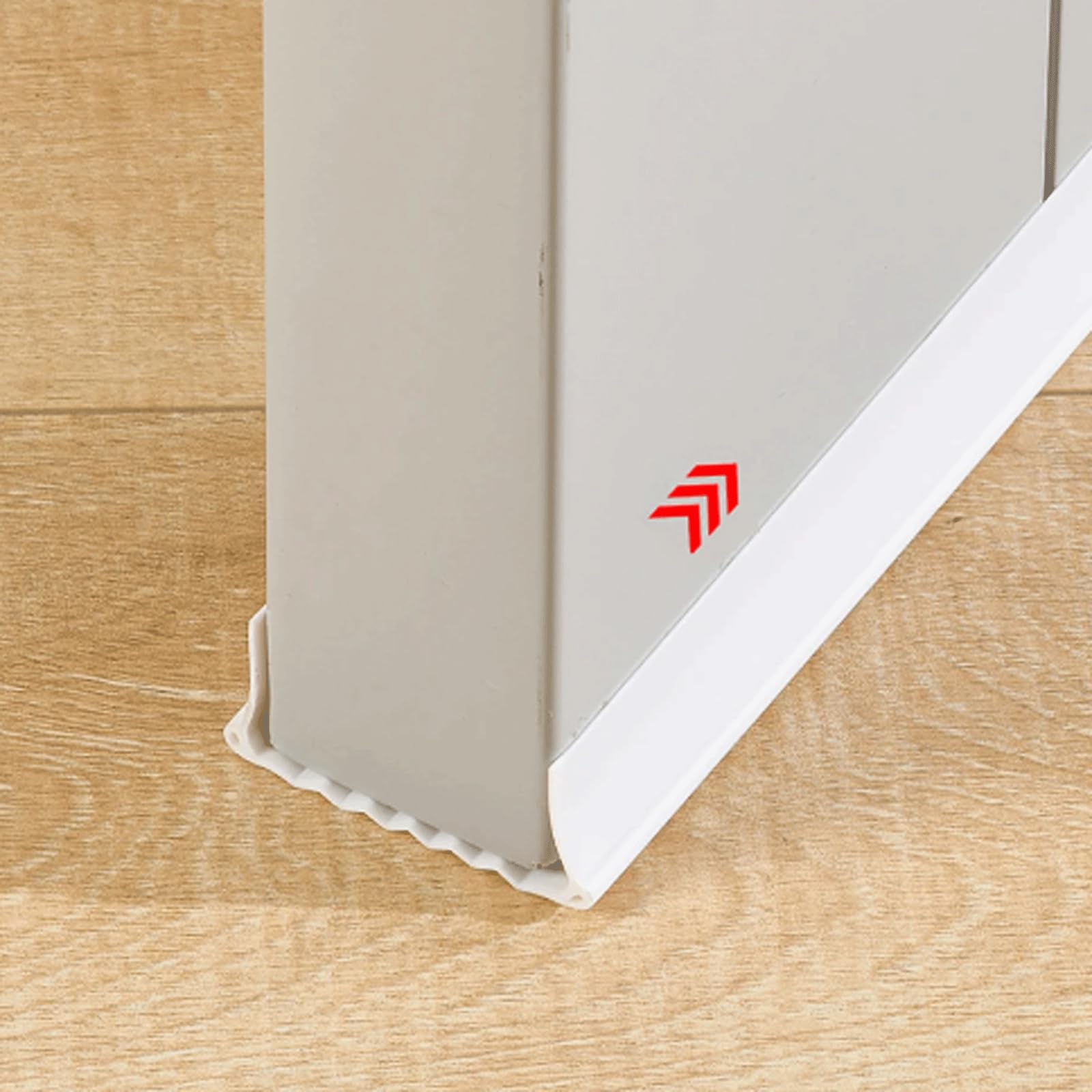 Striscia di tenuta Guarnizione per porta flessibile in PVC, guarnizione per porta, lunghezza 96 cm, striscia inferiore sotto la porta, paraspifferi per il fondo e il lato della porta Porta Finestra