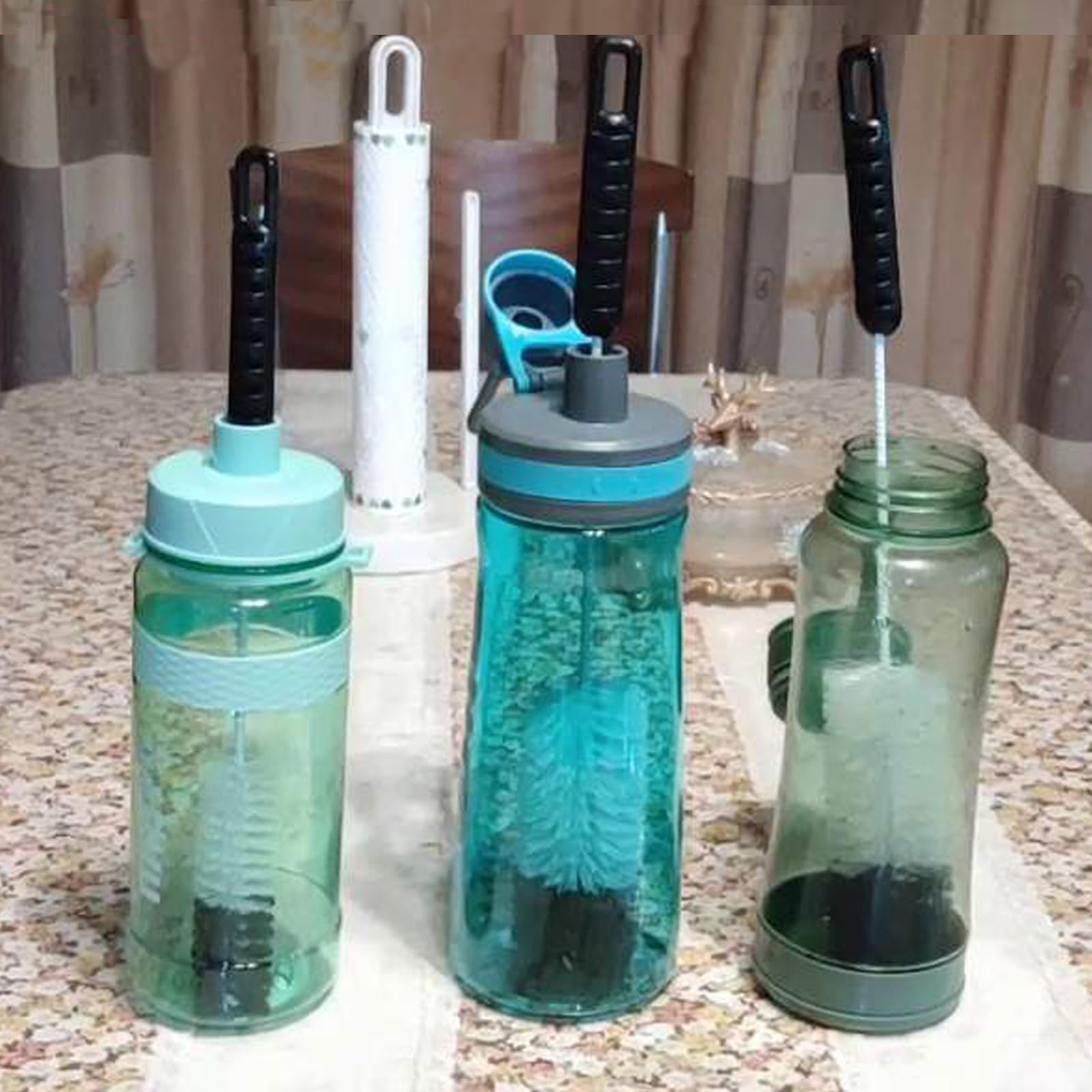Bottle Brushes Cleaning Set - 2 Sizes, Soft Nylon -5