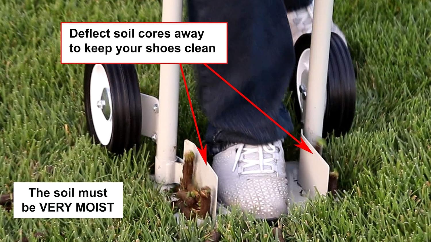 Step 'N Tilt Core Lawn Aerator Version 3 (with Container)