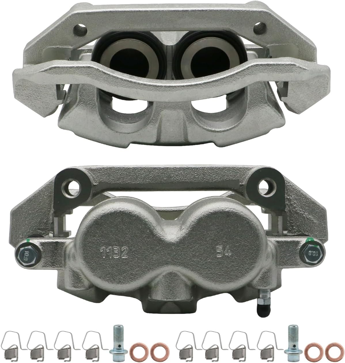 Chefull Front Brake Calipers for 2007-2009 Chrysler Aspen, for Dodge 2009-2010 Dakota/ 2007-2009 Durango/ 2009-2010 Ram 1500, Ram 2011-2018 1500/2011 Dakota, Driver and Passenger Side, 18B5054 18B5055