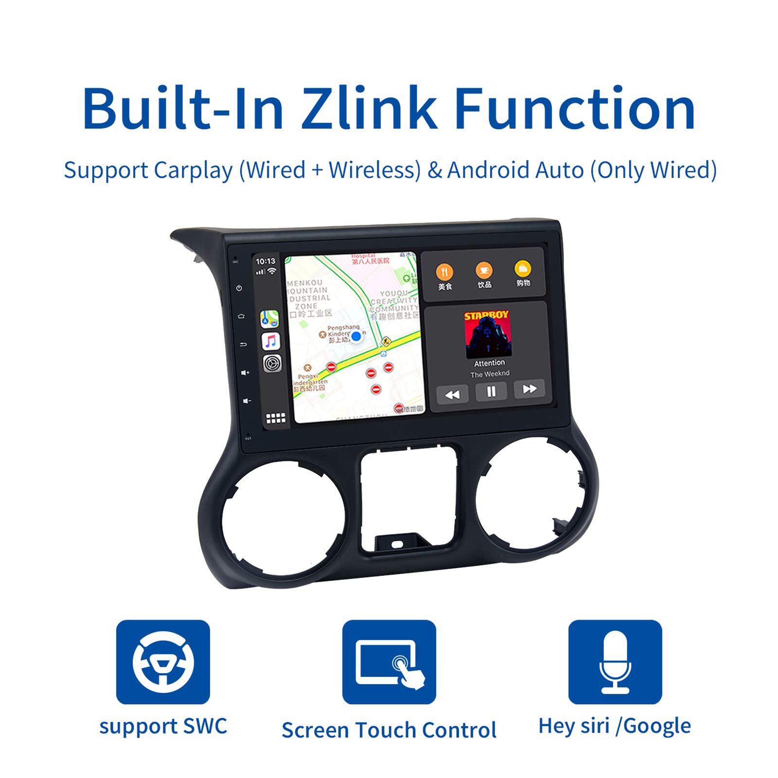 Buy Dasaita Android Car Stereo for Jeep Wrangler Radio 2011 2012 2013