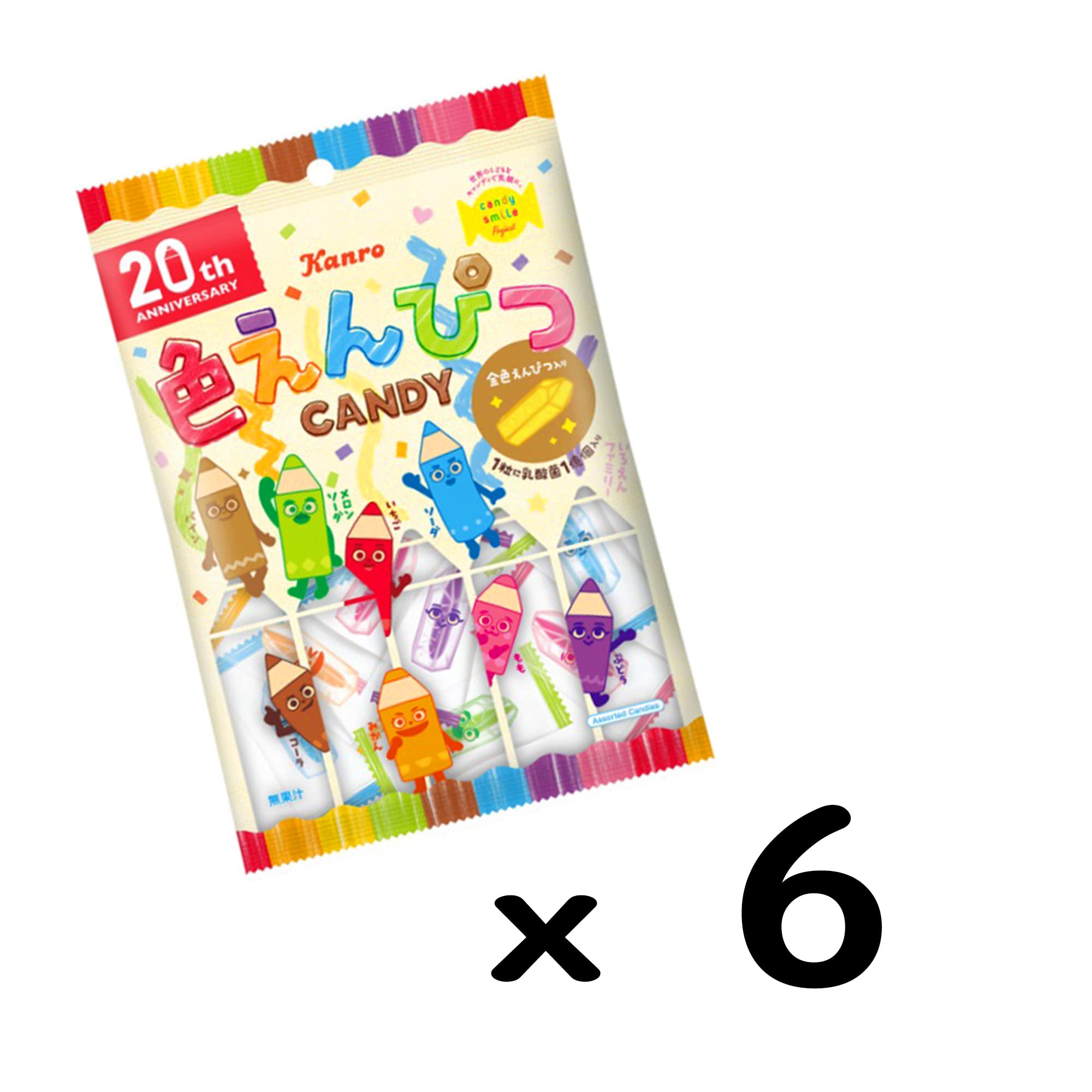 Amazon.co.jp: カンロ 色えんぴつキャンディ 80g×6個 : 食品・飲料・お酒