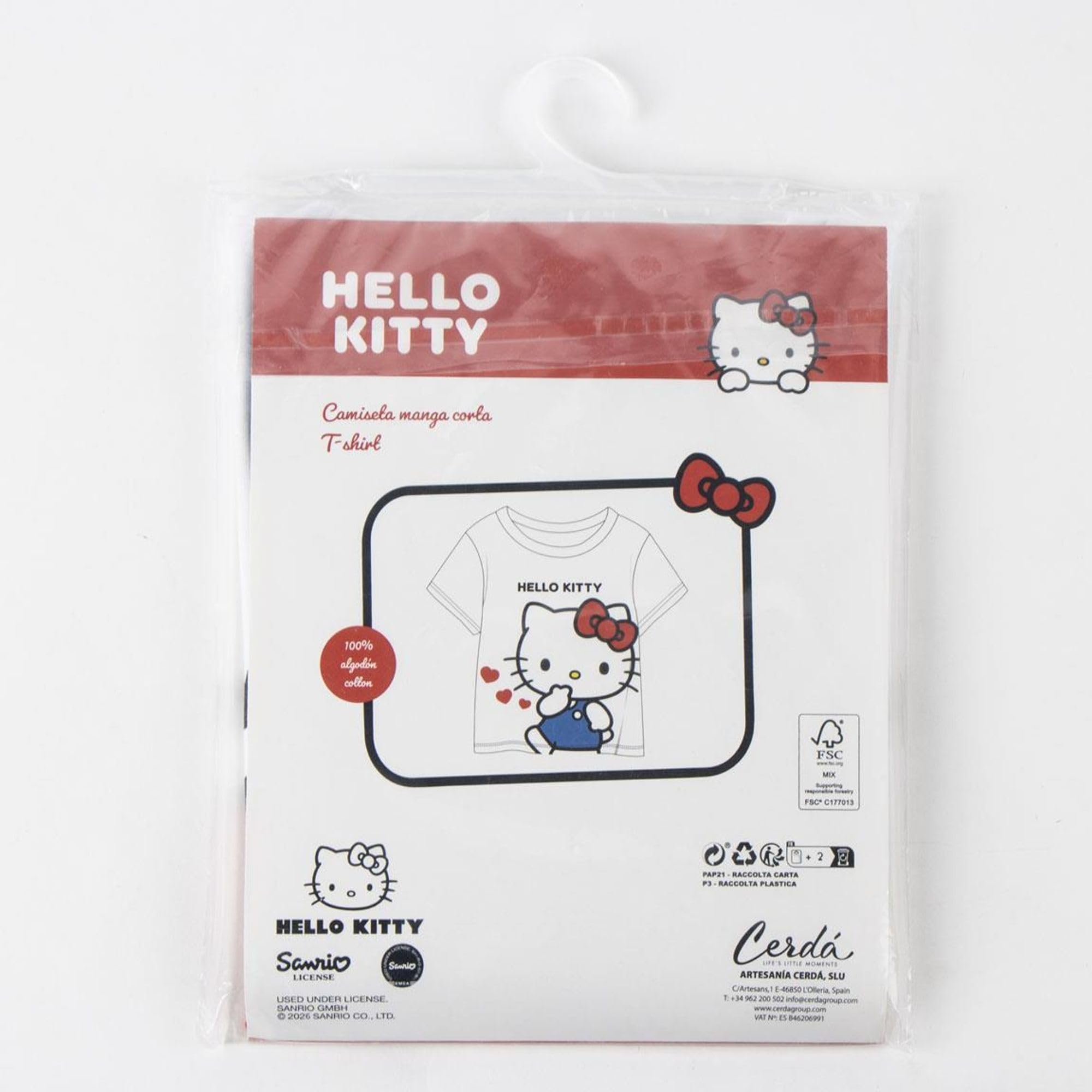 Camiseta Hello Kitty Manga Corta para Niños y Niñas - Camiseta Infantil Transpirable, Suave y Cómoda, Ropa para Verano, Uso Diario y Excursiones — view 6
