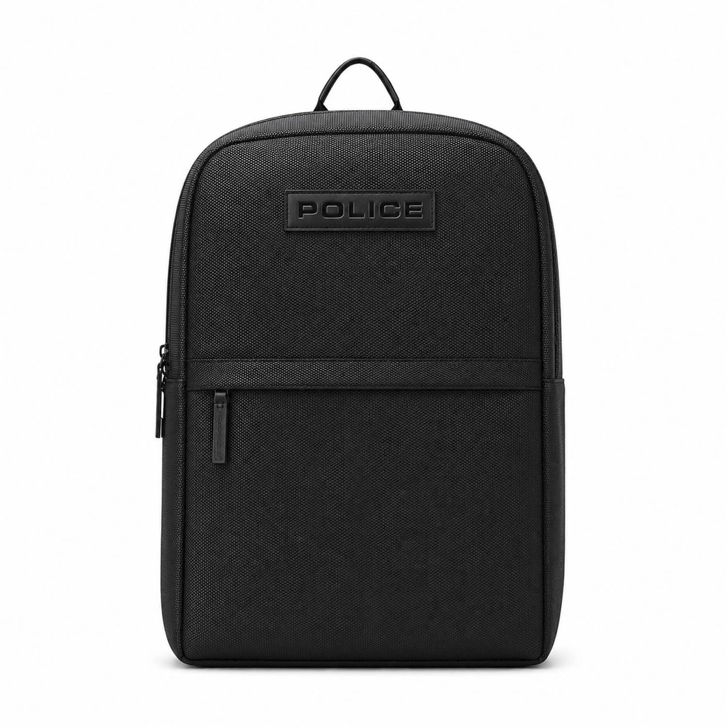 Premium Laptop Backpack for Men & Women | Stylish Office & Travel Backpack with Padded Laptop Compartment & Front Utility Pocket | Black-image-12