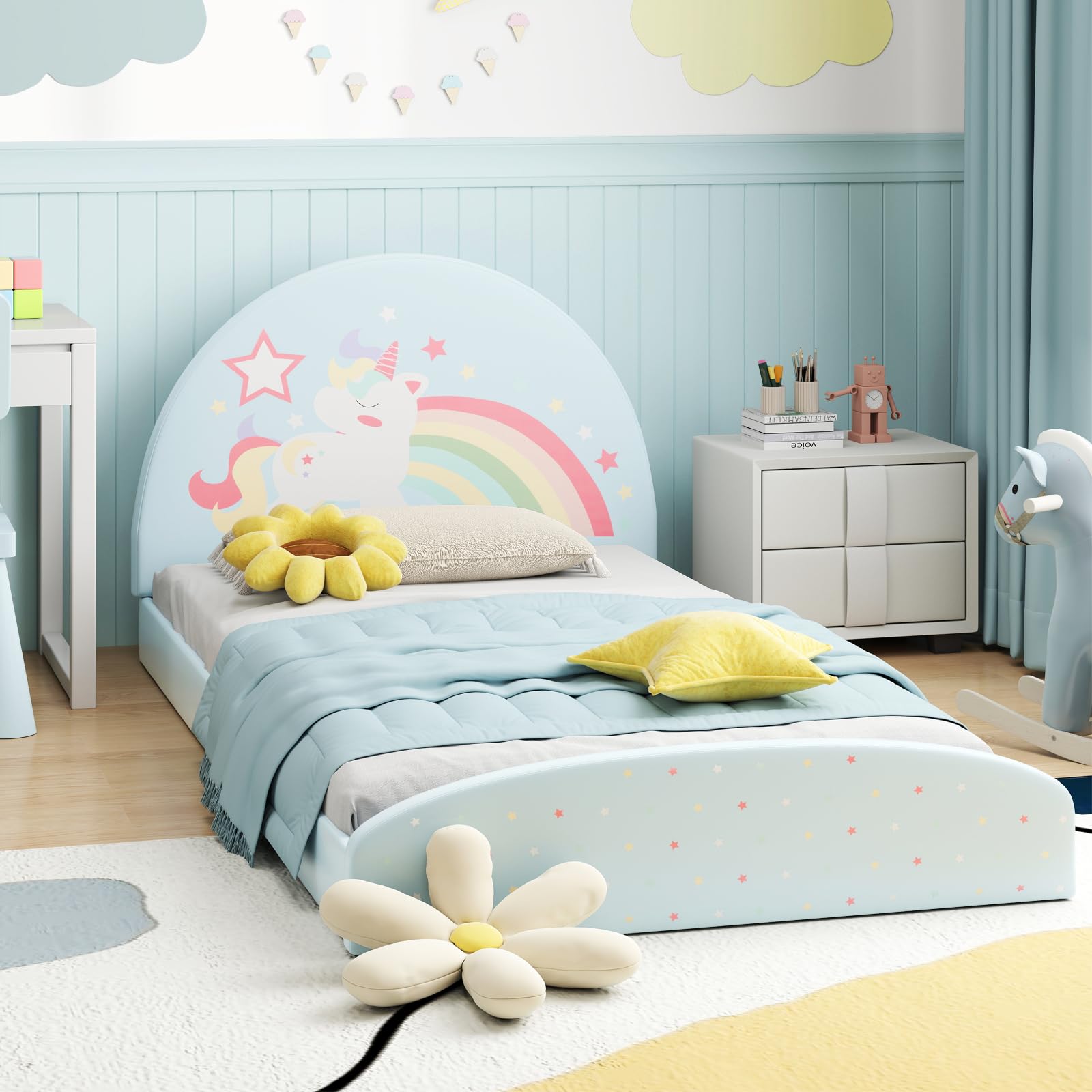 Costzon Twin Upholstered