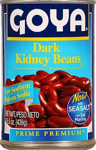 Miniatura 2 de Goya Foods Frijoles rojos oscuros bajos en sodio, 15.5 onzas (paquete de 24)