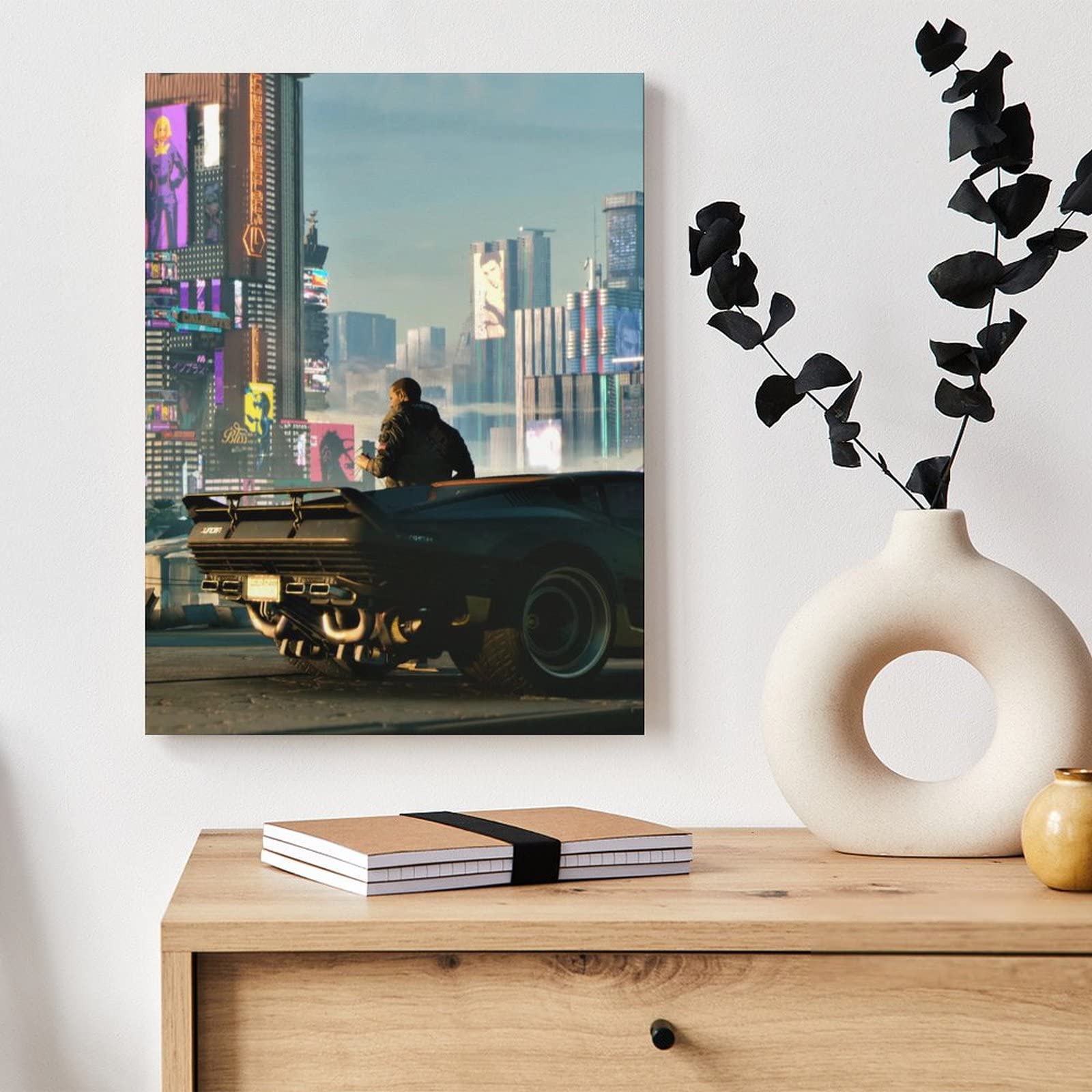 Amazon.co.jp: サイバーパンク2077 アートパネル 絵画 油絵