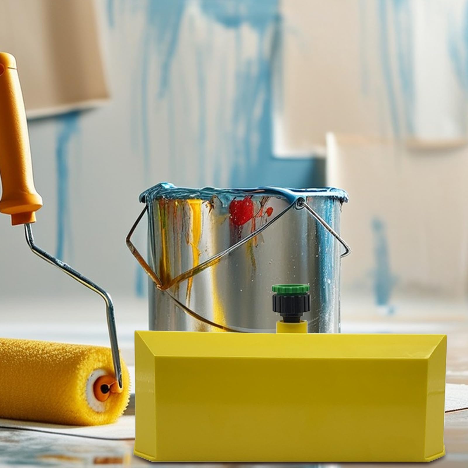 Strumento di pulizia del rullo di vernice | Dispositivo di pulizia per rulli di vernice | Distributore di pulizia per fai da te e professionisti Manutenzione di strumenti di pittura