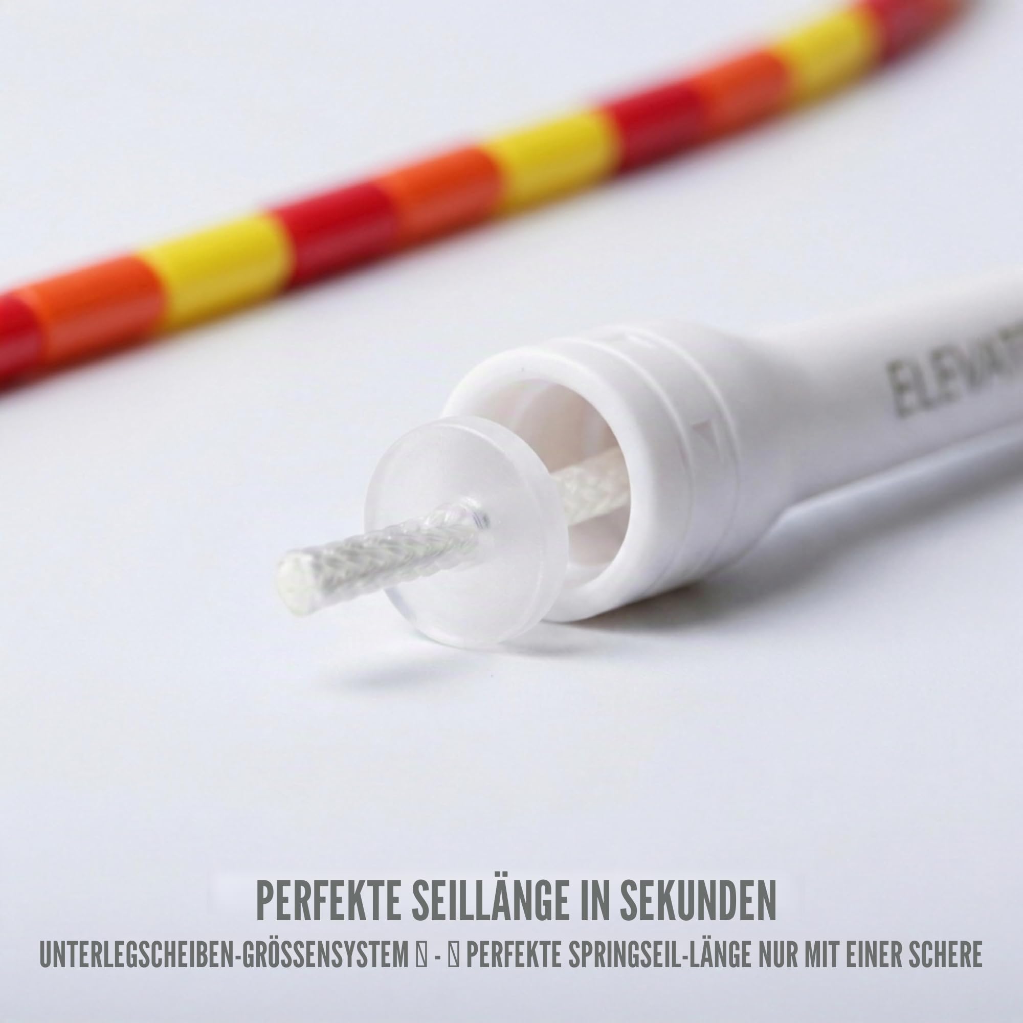 Elevate Rope Perlen‑Springseil Verstellbar 3 m mit Gratis Trainings‑App – Tangle‑Free, ideal für Rhythmus, Kontrolle & Cardio